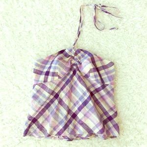 Ann Taylor LOFT halter crop top